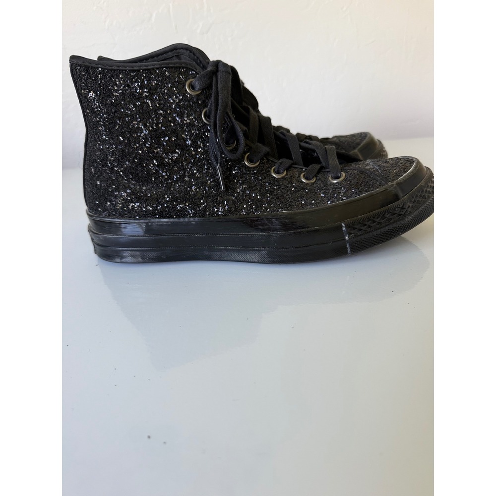 Converse Chuck Taylor All Star 70 High Top Black Glitter Sneakers 565576C
